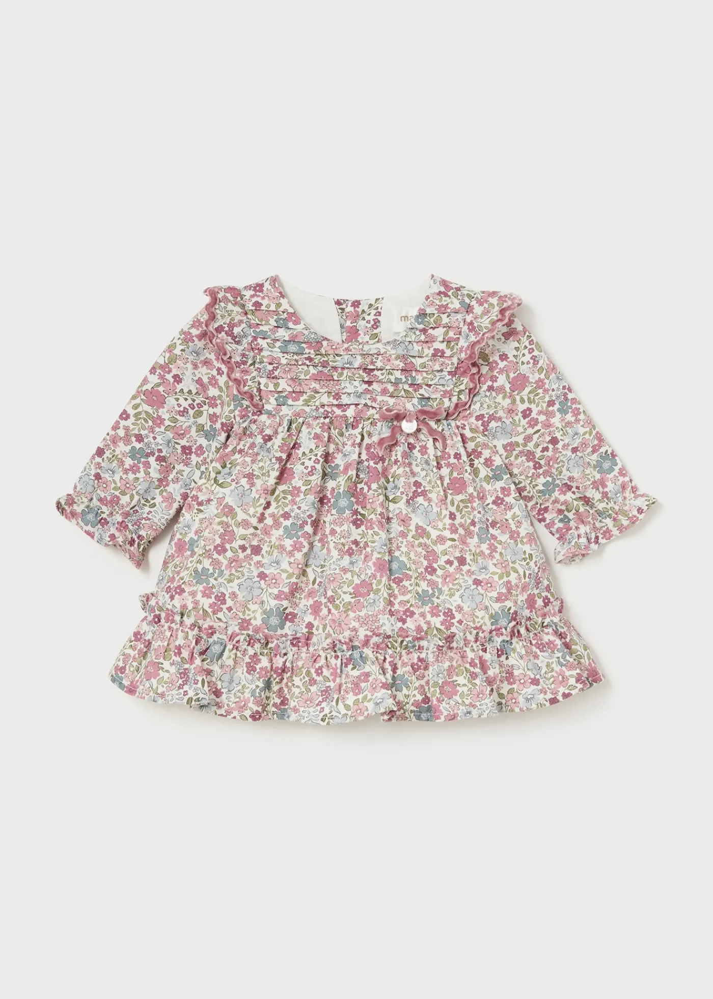 Cheap Vestido estampado volantes recién nacida Vestidos