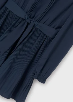 Discount Vestido plisado crepe chica Vestidos