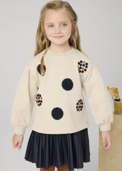 Hot Vestido sin mangas con sudadera círculos niña Vestidos