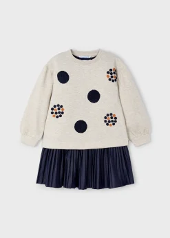 Hot Vestido sin mangas con sudadera círculos niña Vestidos