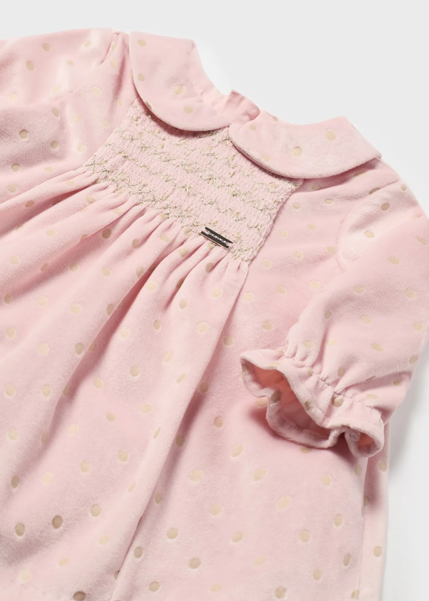 Shop Vestido terciopelo brillos recién nacida Vestidos