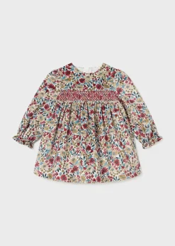 Cheap Vestido terciopelo estampado bebé Vestidos